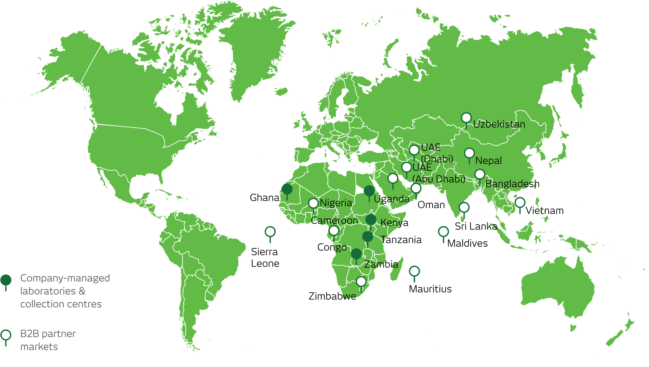 Metropolis Africa & International Network Map